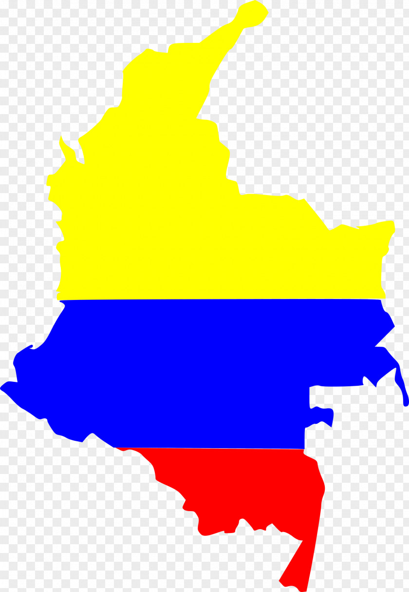 Colombia Flag Of Gran World Map PNG