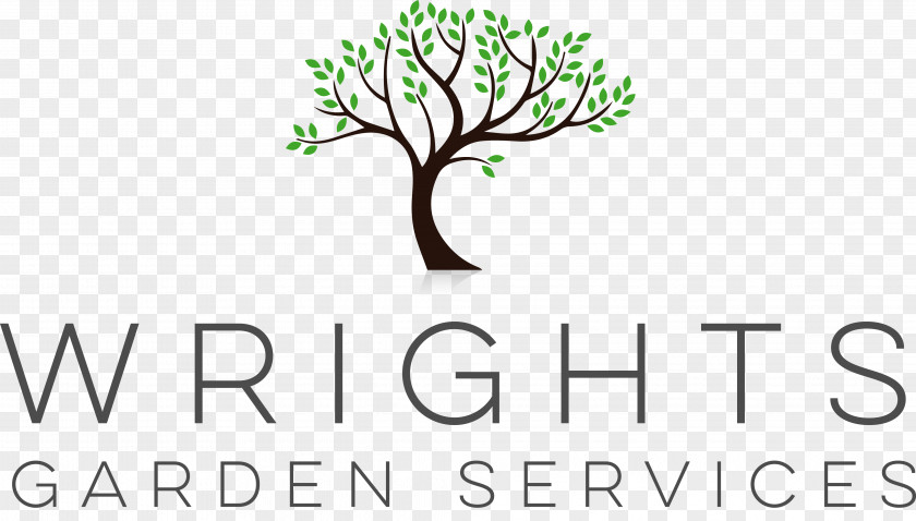 Garden Services Wrights Logo Gardening Lawn PNG