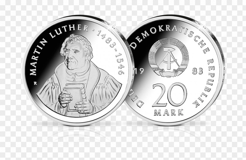 Martin Luther Coin Silver Nickel PNG