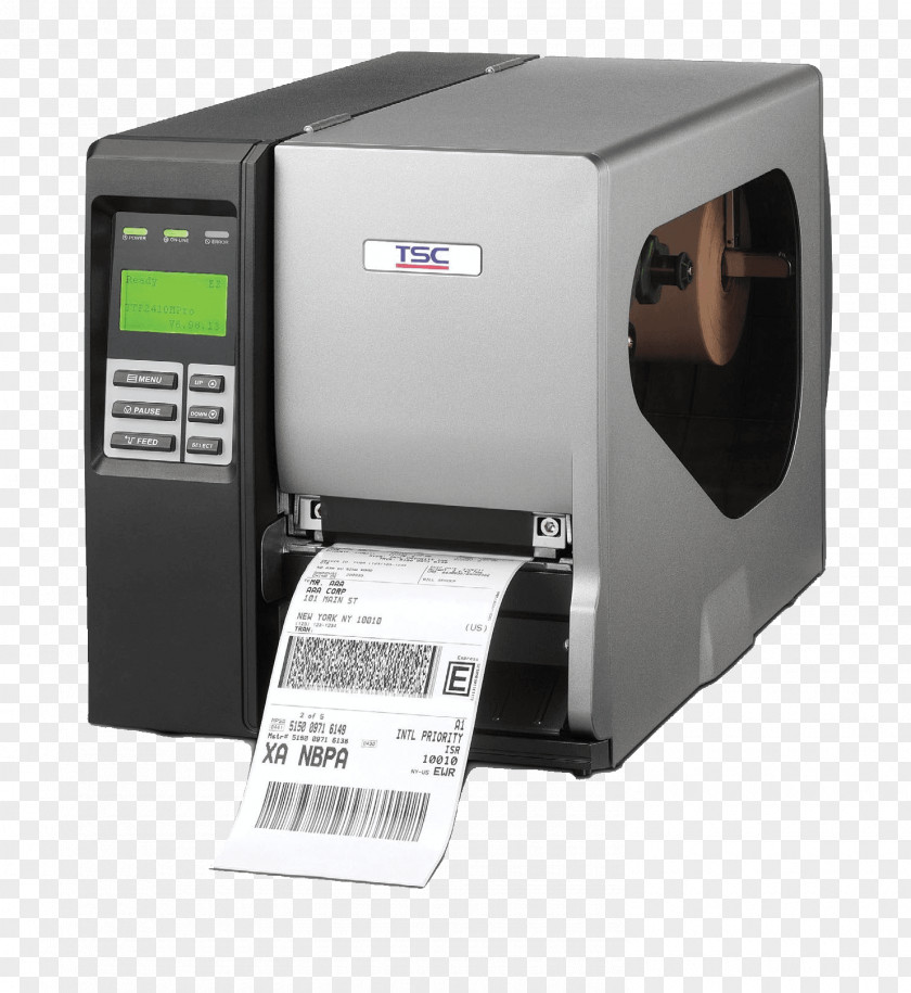 Printer Barcode Label Printing PNG