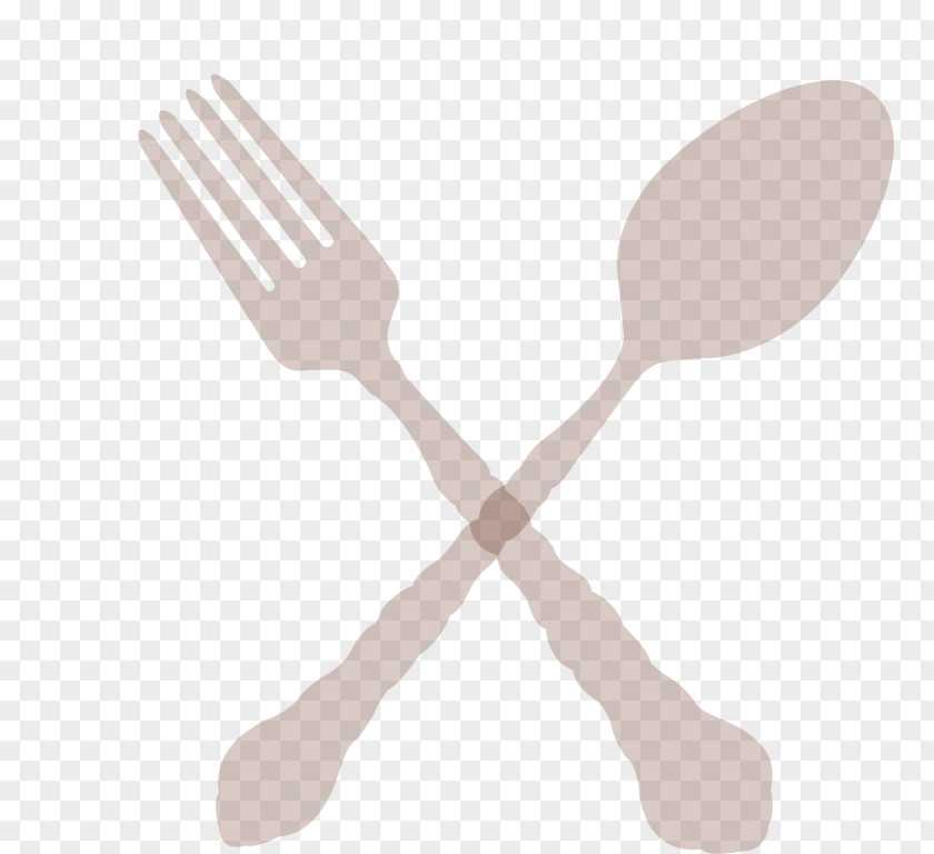 Spoon Wooden Fork Cutlery Tool PNG