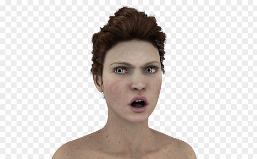 The Short Hair That Is Surprised By Mouths Of Eyebrow Facial Expression Disgust Surprise Anger PNG