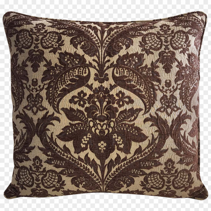 Damask Fabric Throw Pillows Cushion Bolster Furniture PNG
