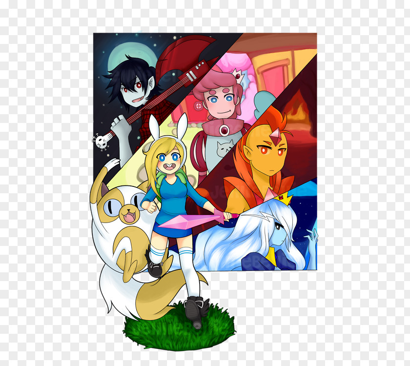 Finn The Human Fionna And Cake Tripper Animaatio PNG