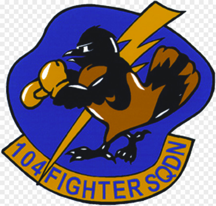 Honour 104th Fighter Squadron Beak Logo Clip Art PNG