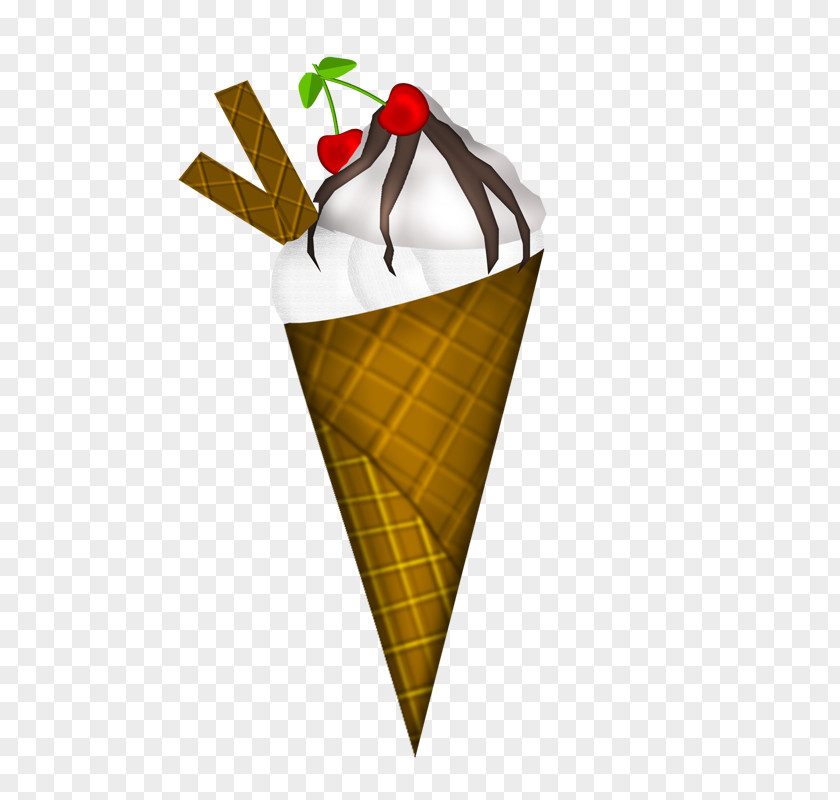 Ice Cream Cones Cone Strawberry Food PNG