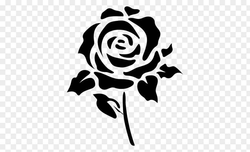 Logo Rose Order Stencil PNG