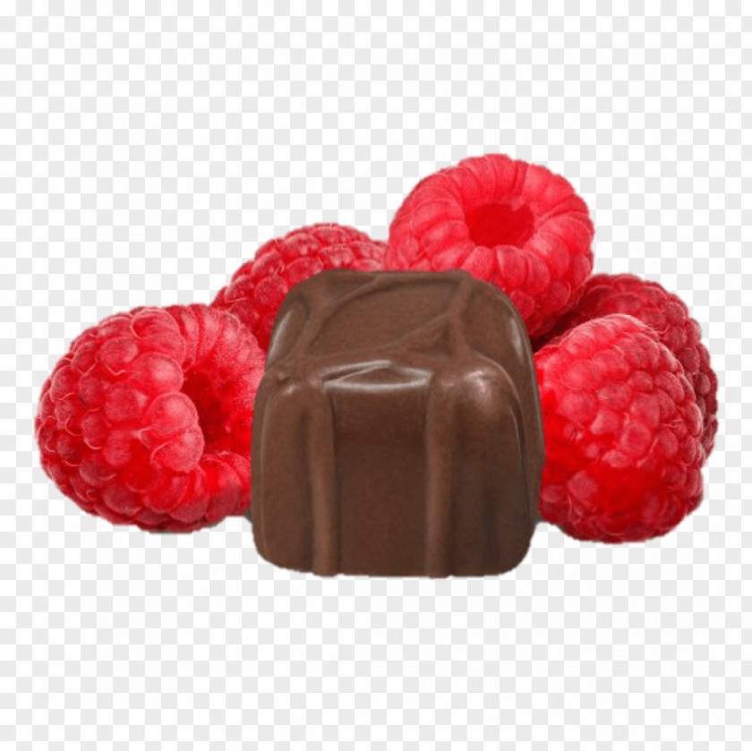 Raspberry Chocolate Truffle Bonbon Praline Petit Four PNG
