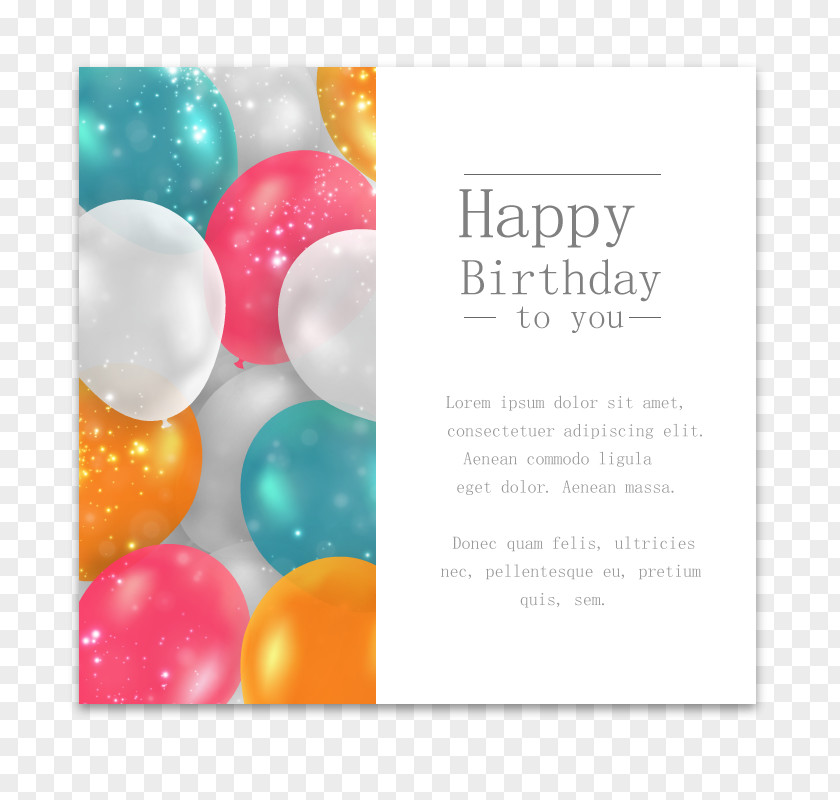 Vector Birthday Card Cake Wedding Invitation Wish Happy To You PNG