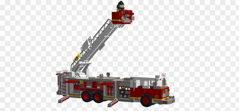 Crane Fire Engine Los Angeles Department Ladder PNG