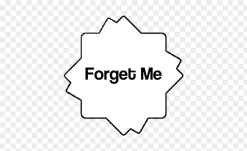 Forget Me White Line Technology Angle Clip Art PNG