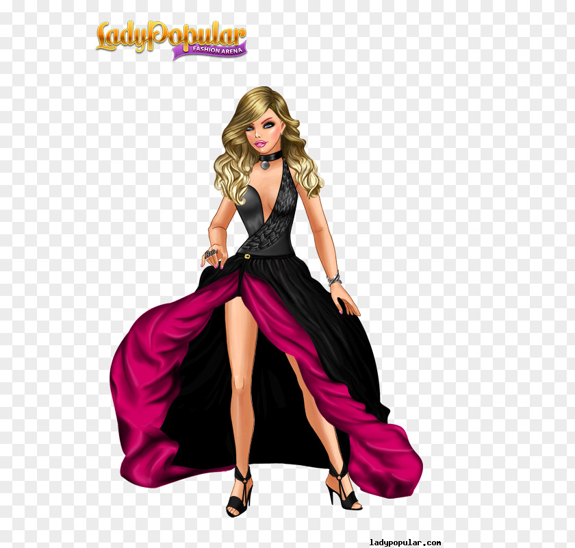 Lady Popular Fashion Clothing Model PNG