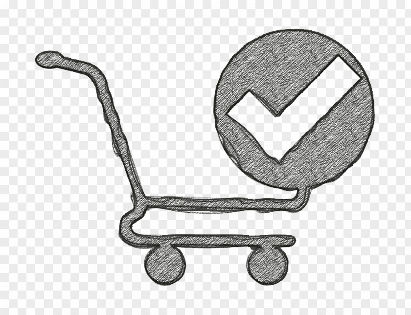 Metal Cart Add Icon Buy PNG