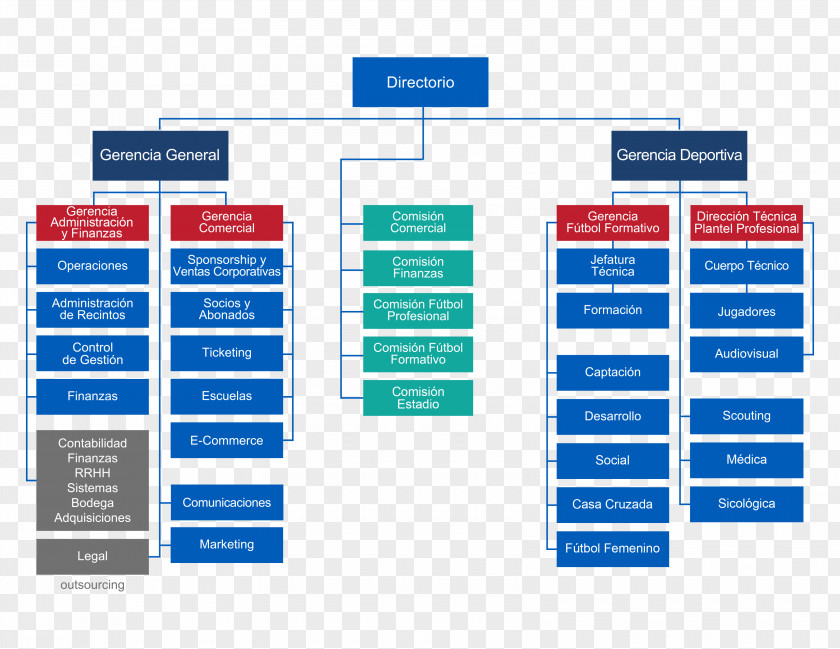 Abogado Organizational Chart Empresa Structure S.A. PNG