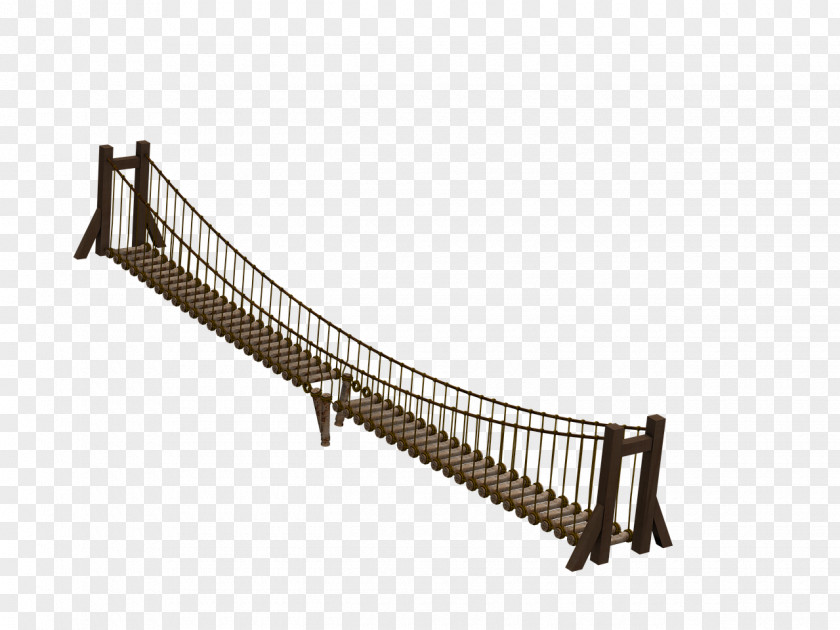 Bridge Suspension Drawing Timber PNG