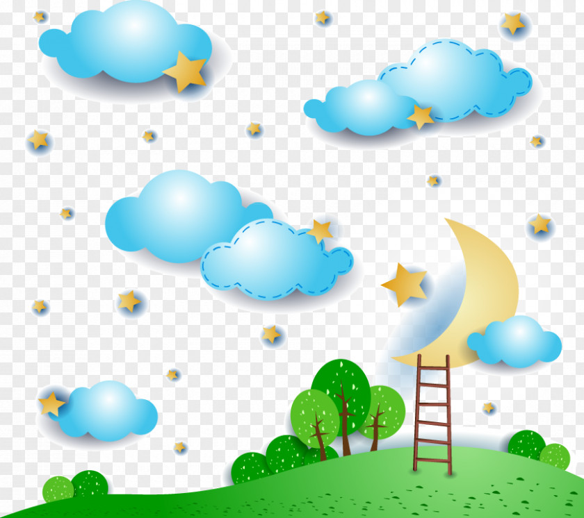 Cartoon Stickers Cloud Standard Download Sky PNG