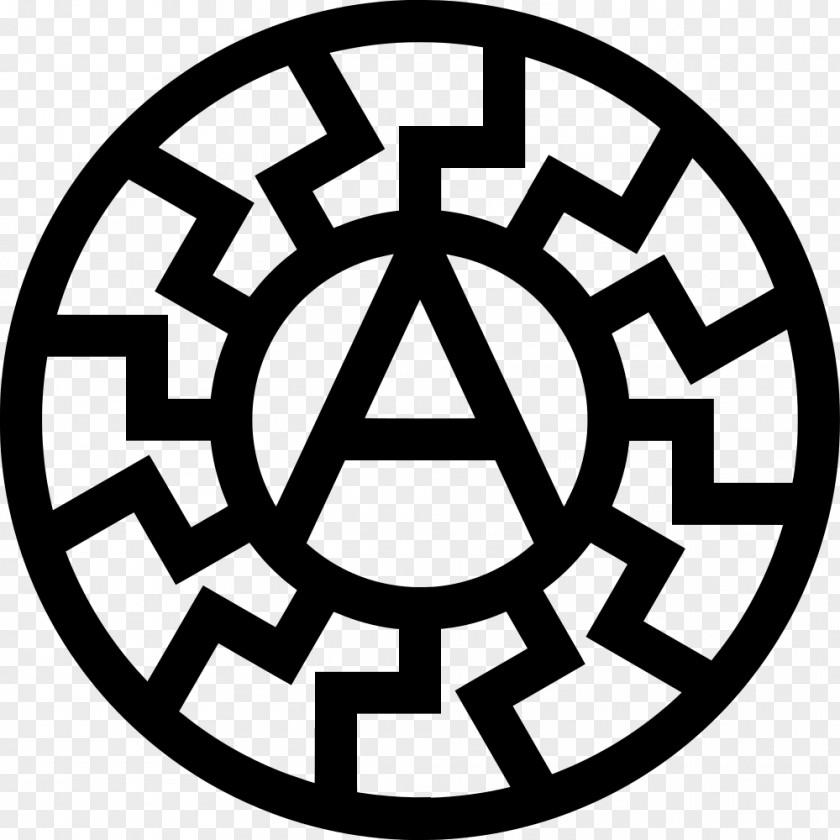 Symbol Coming Race EasyRead Edition Black Sun Thule Society Occult PNG