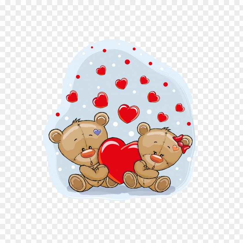 Teddy Bear Cartoon Drawing PNG bear Drawing, Love teddy couple, clipart PNG