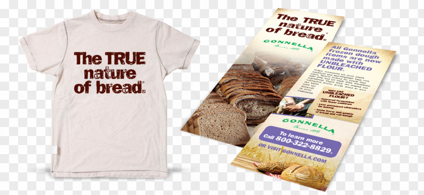 Unbleached Flour Labels T-shirt Gonnella Baking Co. Food Marketing Advertising PNG