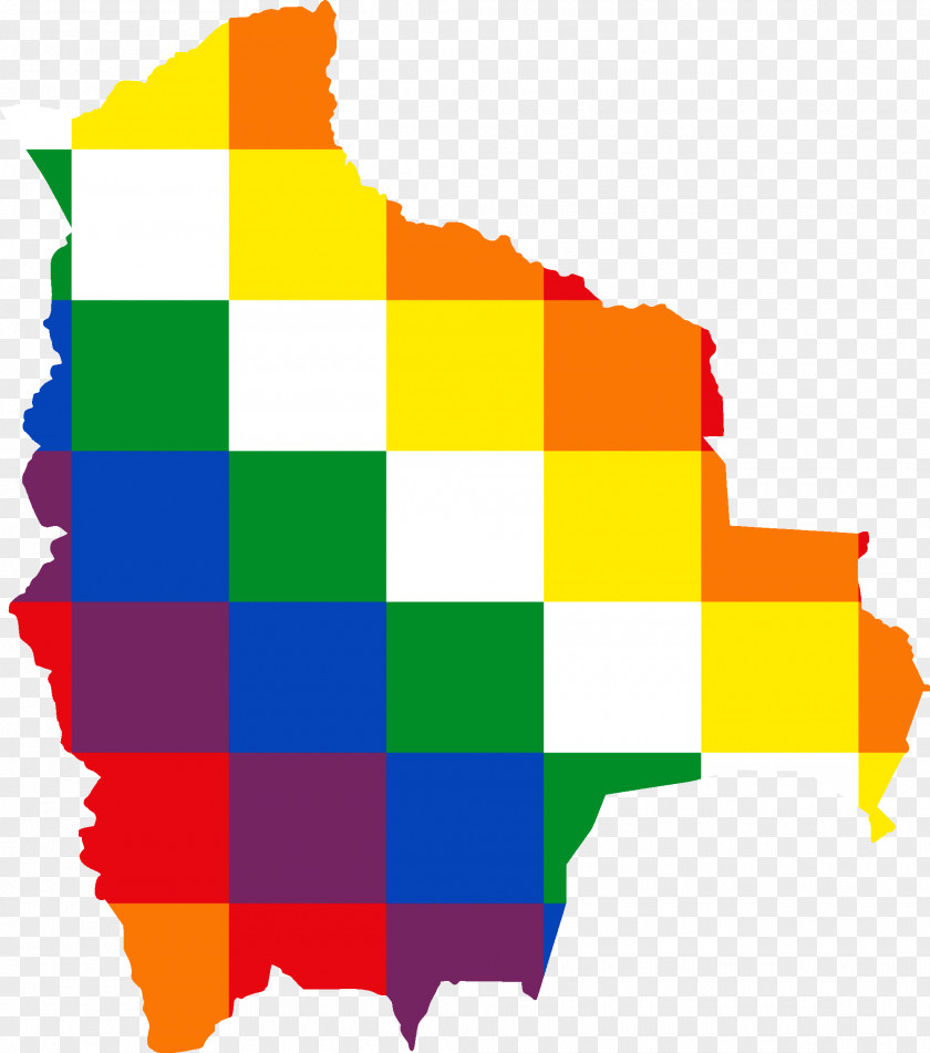 Flag Banner La Paz Qullasuyu Wiphala PNG