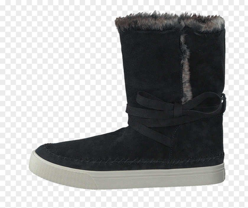 Toms Shoes For Women Black Snow Boot Shoe Suede Product PNG