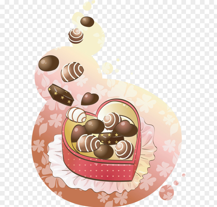 Valentine's Day Chocolate Gift Tag Creatives Ice Cream Bonbon Candy PNG