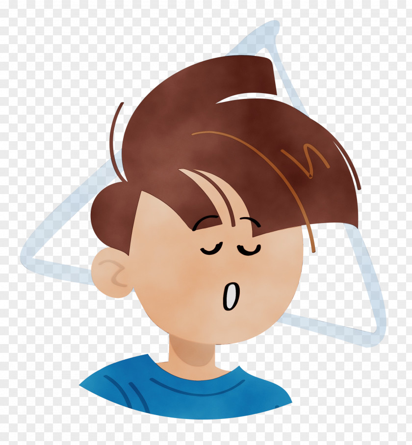 Cartoon Forehead Character PNG