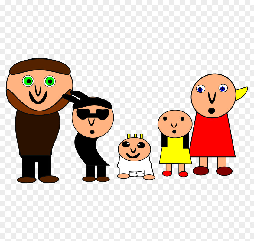 Family Cartoon Pictures Child Mobile Phones Drawing Clip Art PNG