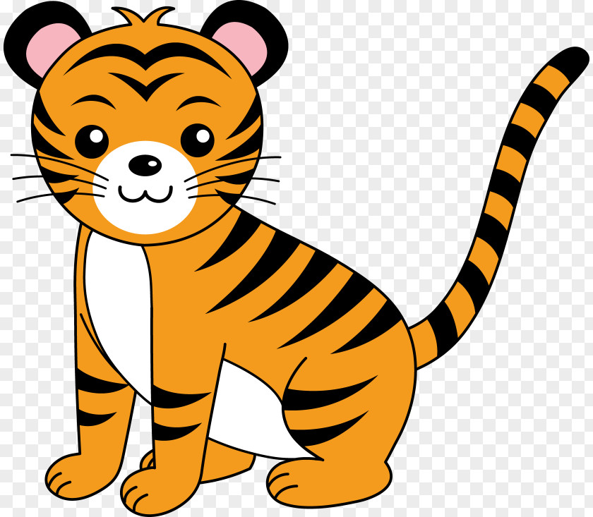 Friendly Tiger Cliparts Bengal Cat Golden Clip Art PNG