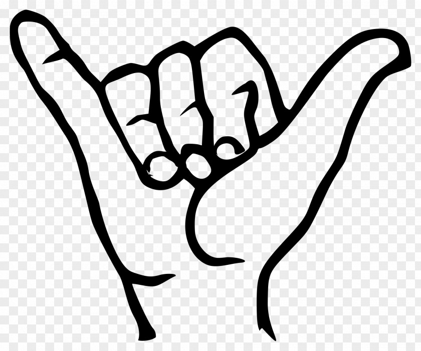 Hand Emoji Shaka Sign Hawaii Language Symbol PNG