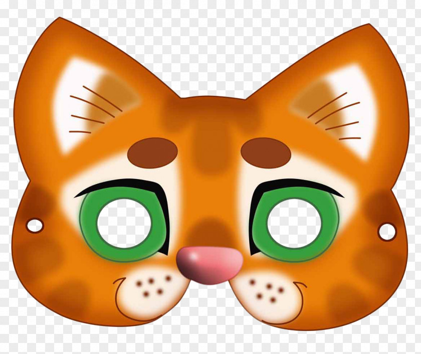 Mask Clipart Cat Kitten Costume Paper PNG