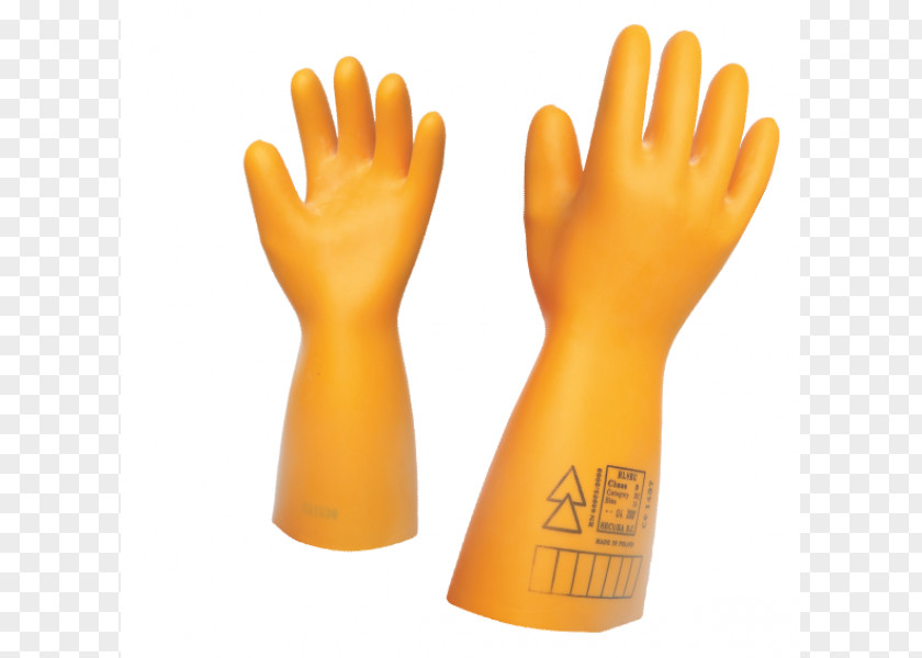 Rubber Glove Dielectric Clothing Finger PNG