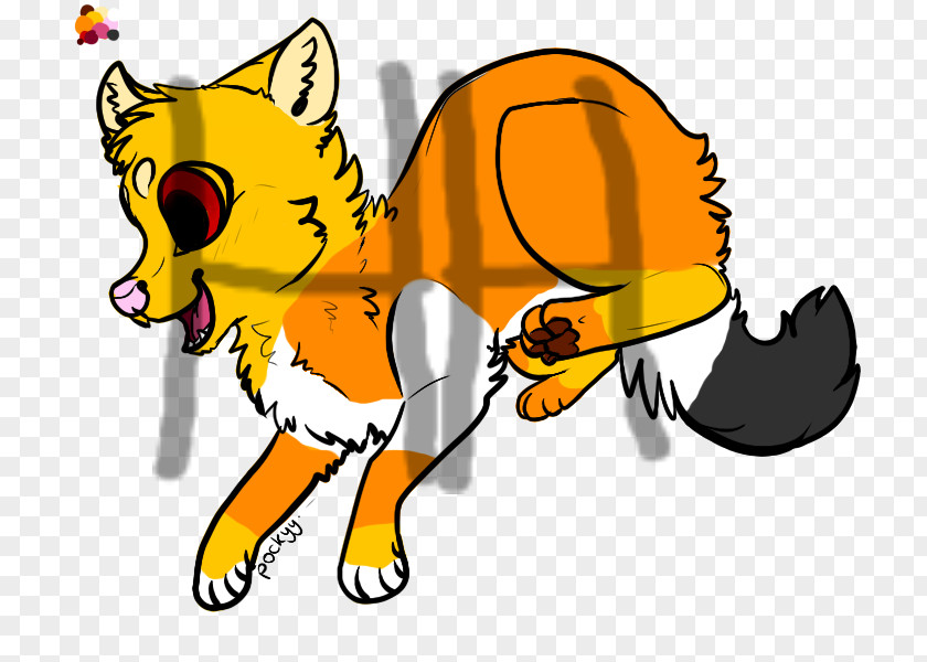 Sold Puppy Cat Red Fox Dog Clip Art Illustration PNG