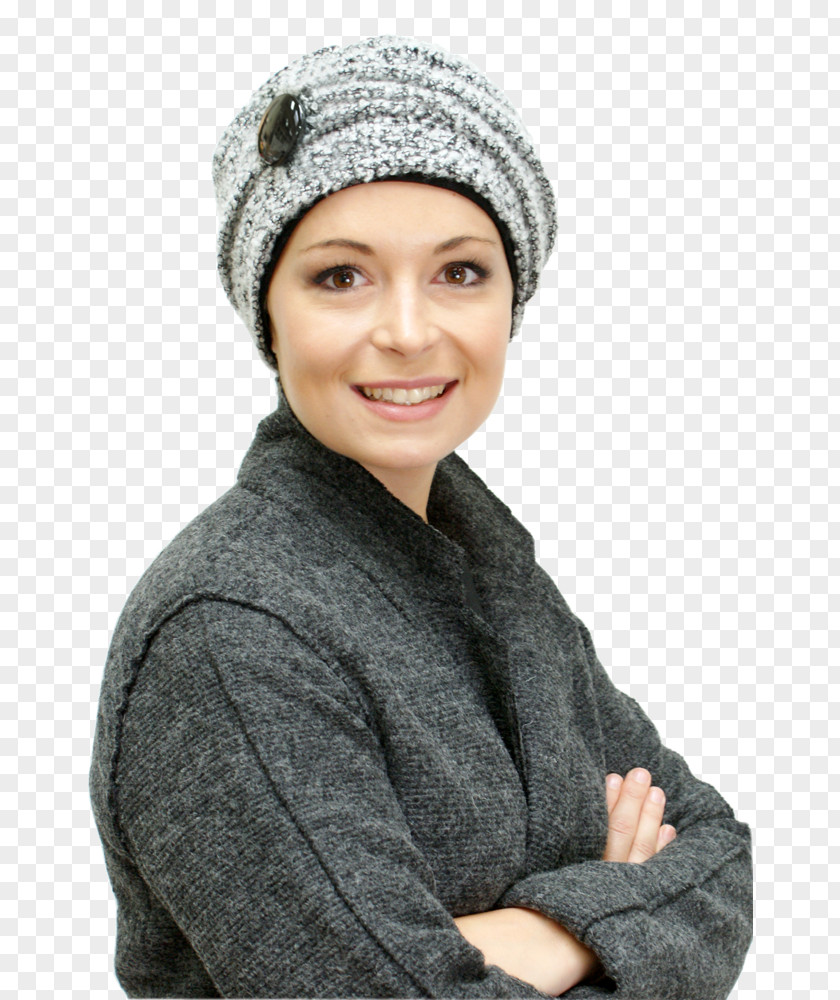 Beanie Knit Cap Chemotherapy Turban Hat PNG