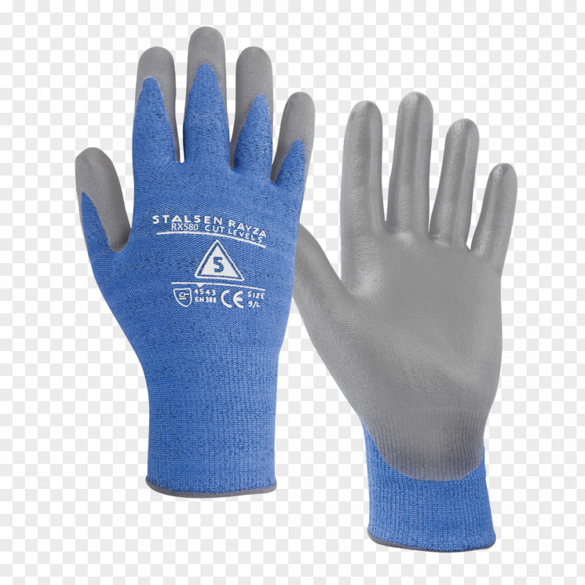 Cut Resistant Gloves Bicycle Cobalt Blue Football Goalkeeper PNG