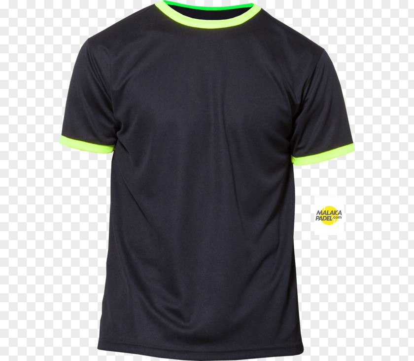 Fluor Sports Fan Jersey T-shirt MALAKAPADEL Black And Yellow Talla PNG