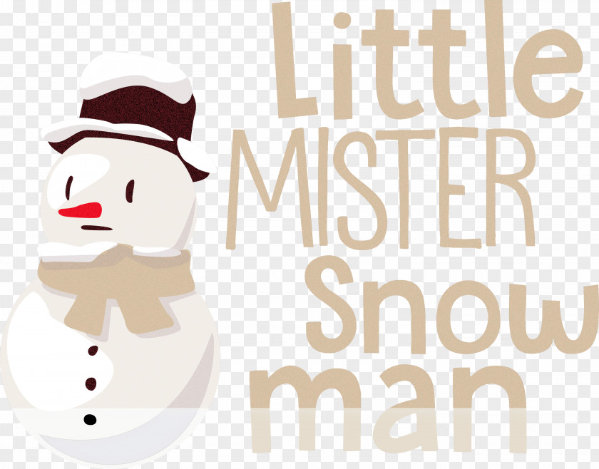 Little Mister Snow Man PNG