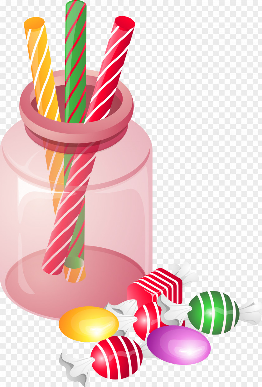 Valentine's Day Creative Design Bonbon Stick Candy Lollipop PNG