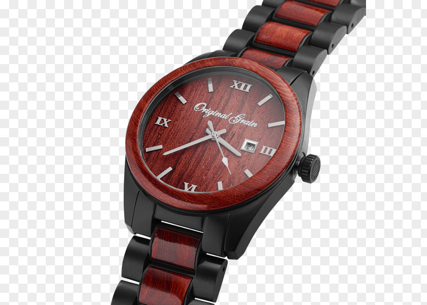 Watch Original Grain Watches The Classic Rosewood Stainless Steel PNG