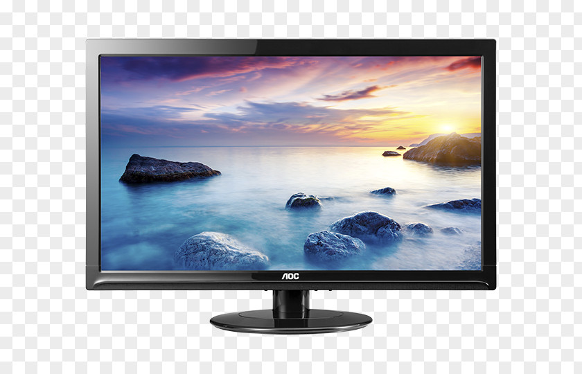 Computer Monitors AOC International LED-backlit LCD 1080p Liquid-crystal Display PNG