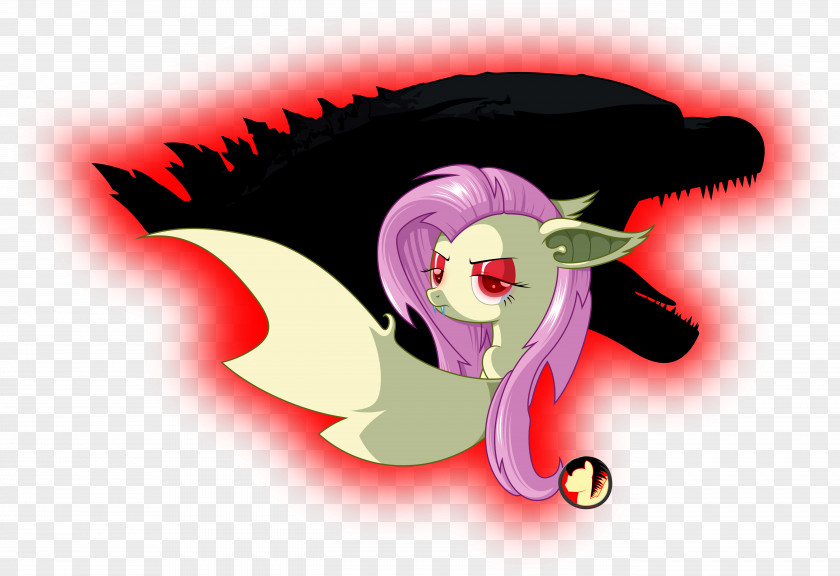 Godzilla Fluttershy Dragon Cutie Mark Crusaders Fire Breathing PNG