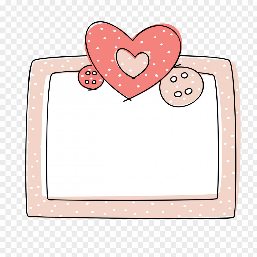 Love Picture Frame Background PNG