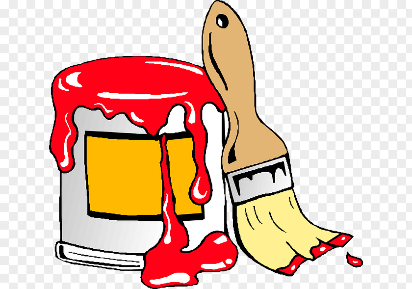 Pouring Paint Painting Paintbrush Clip Art PNG