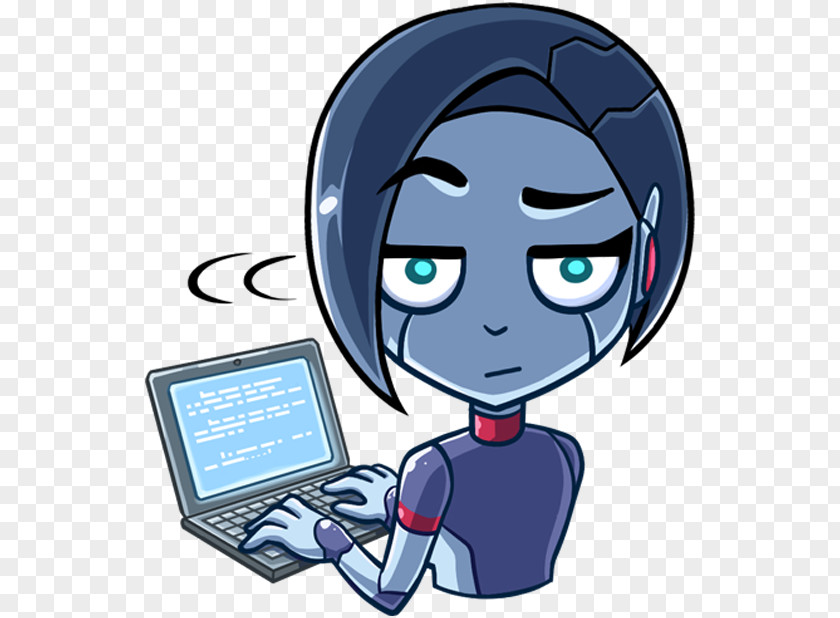 Robot Telegram Sticker Social Instant Messaging PNG