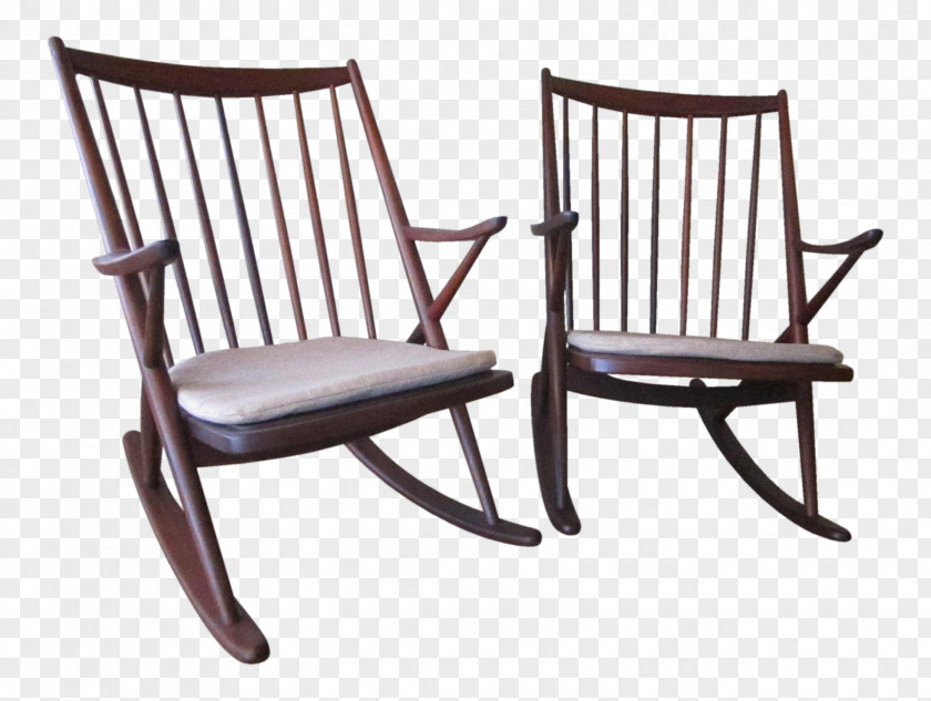 Chair Rocking Chairs Furniture Danish Modern Mid-century PNG