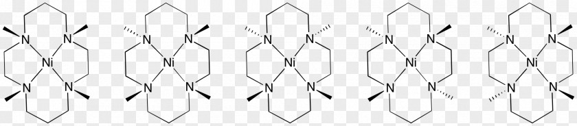 Cyclam Coordination Complex Ligand Chelation Metal PNG