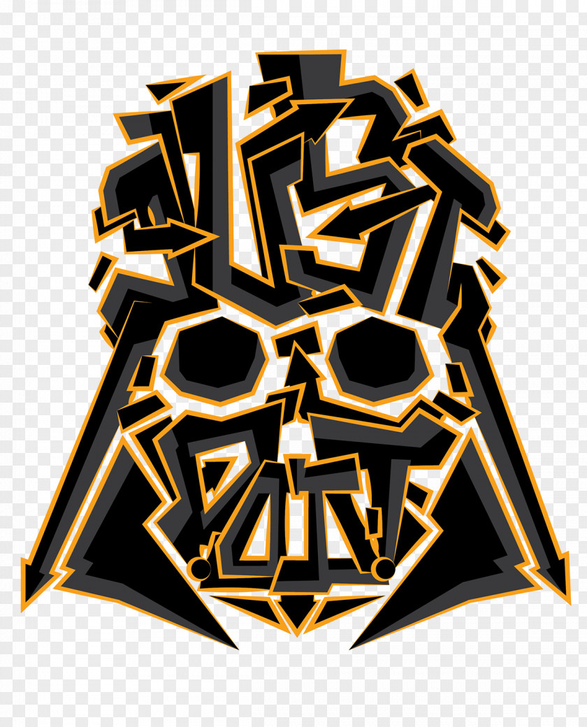 Darth Vader Head Logo Illustration Font Brand Character PNG