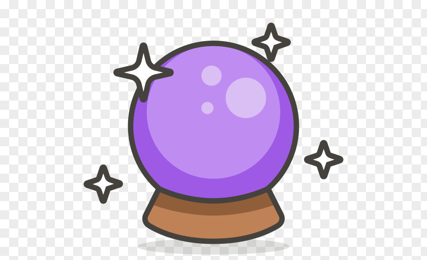 Emoji Crystal Ball Magic 8-Ball PNG