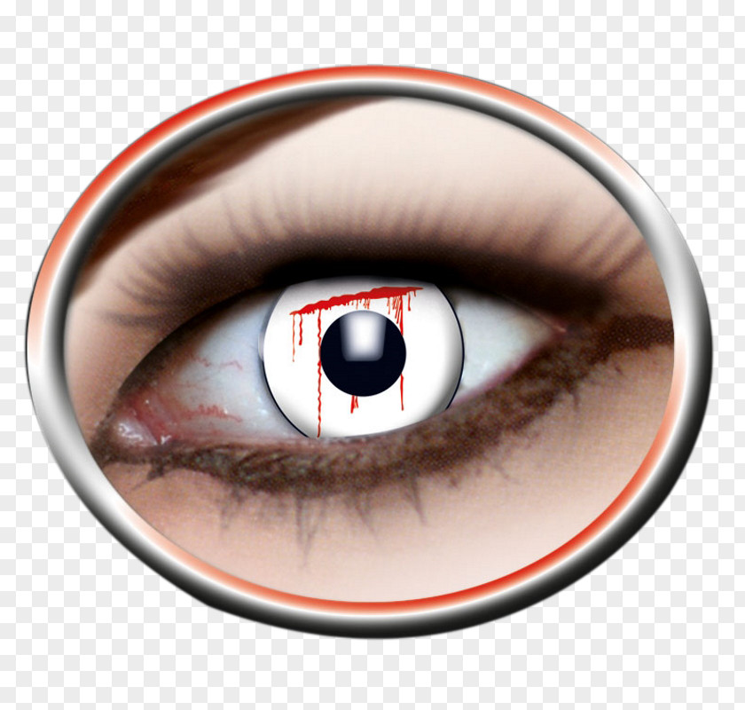 Eye Contact Lenses Blue Color PNG