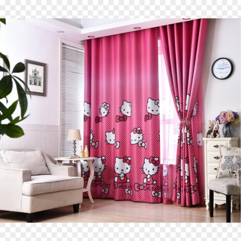 Pink Curtains Mickey Mouse Minnie Winnie-the-Pooh Disney Princess The Walt Company PNG
